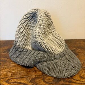 🔴Crazy 8 Light Gray Knit Beanie with Vicer